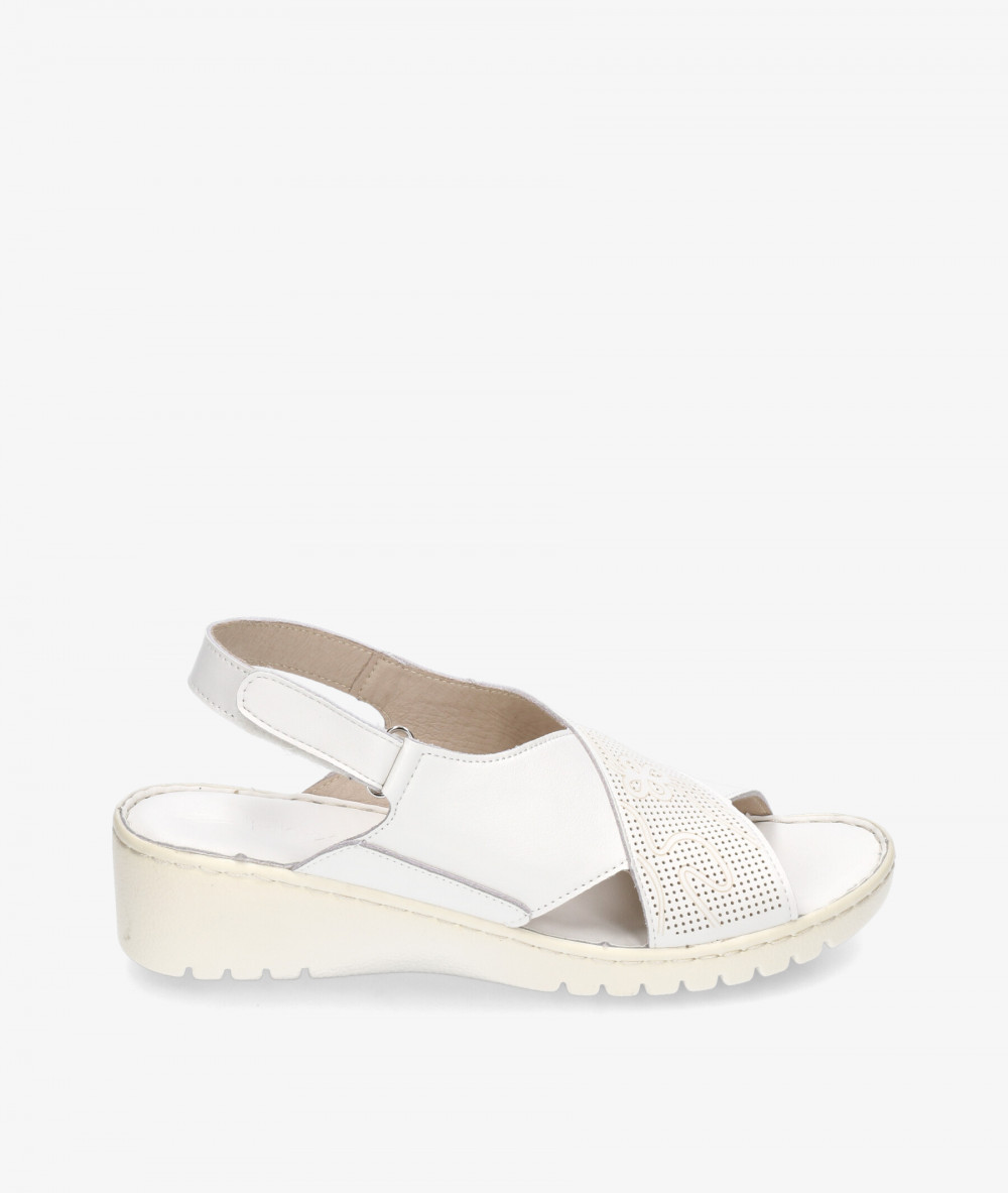 MEGHAN SOFT Sandals  671 in white