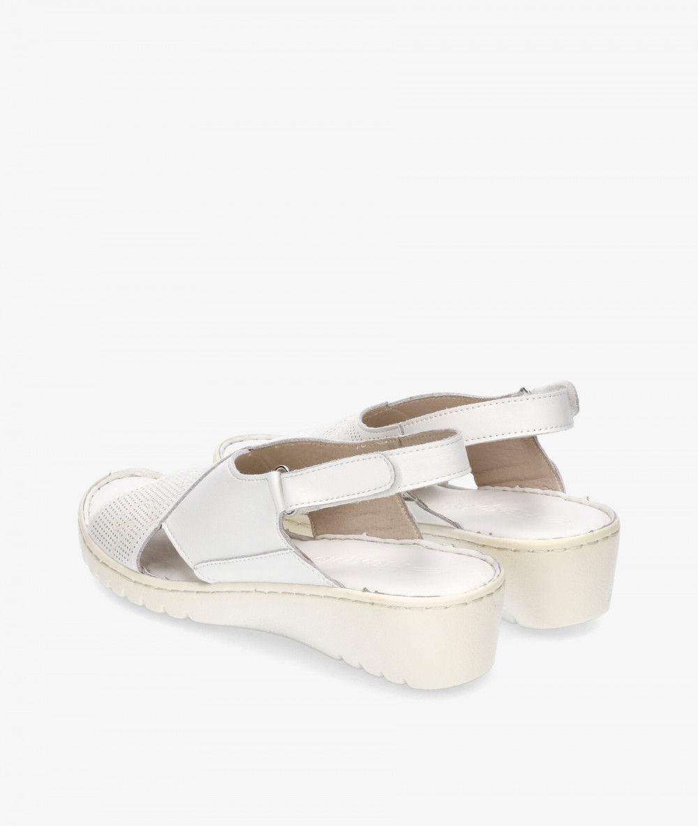 MEGHAN SOFT Sandals  671 in white