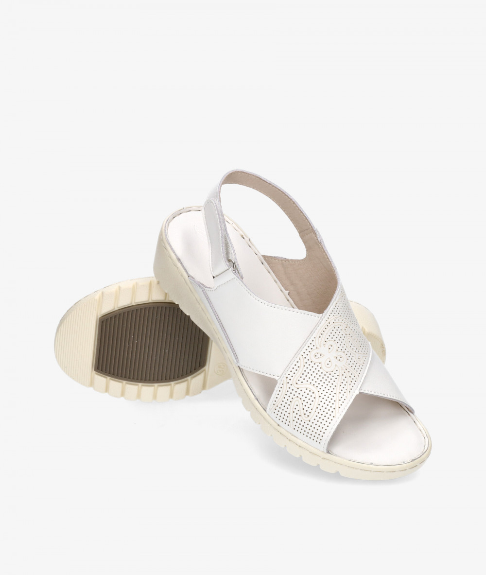 MEGHAN SOFT Sandals  671 in white