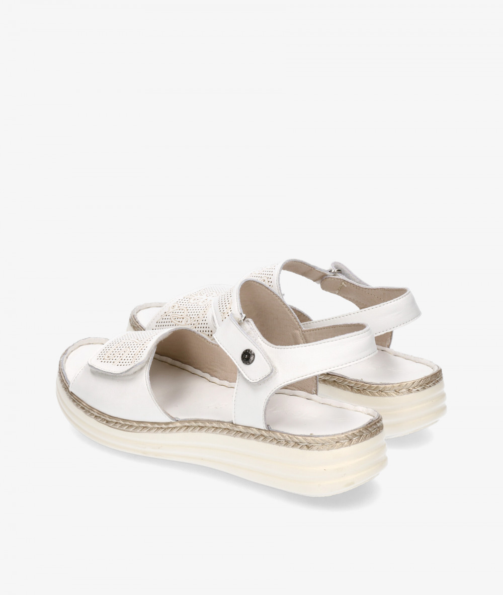 MEGHAN SOFT Sandals  681 in white