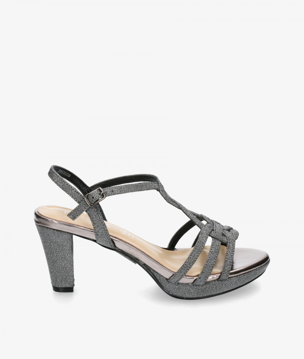 D'angela Sandals  26220 in lead-coloured