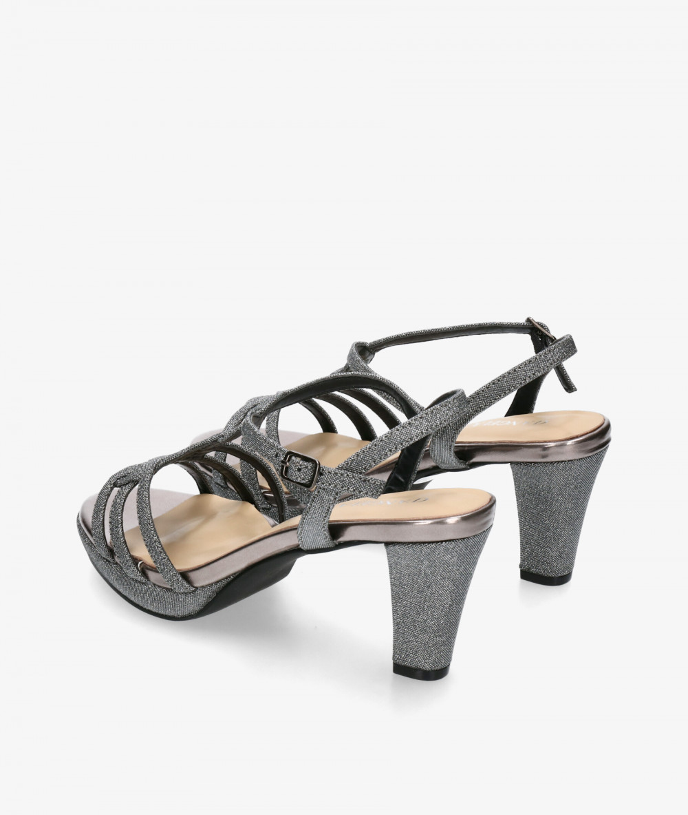 D'angela Sandals  26220 in lead-coloured