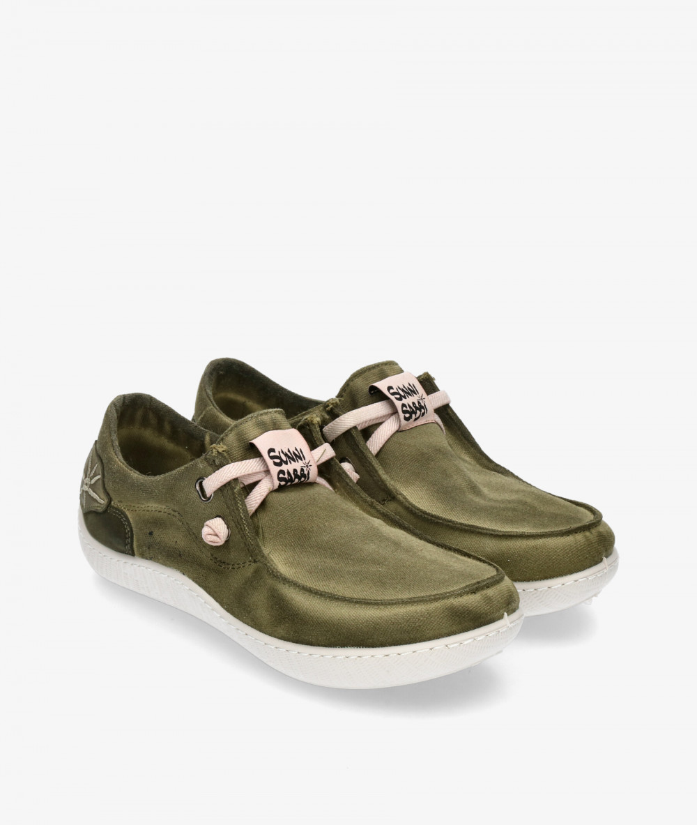 Sunni Sabbi Canvas shoes KIKAI in kaki