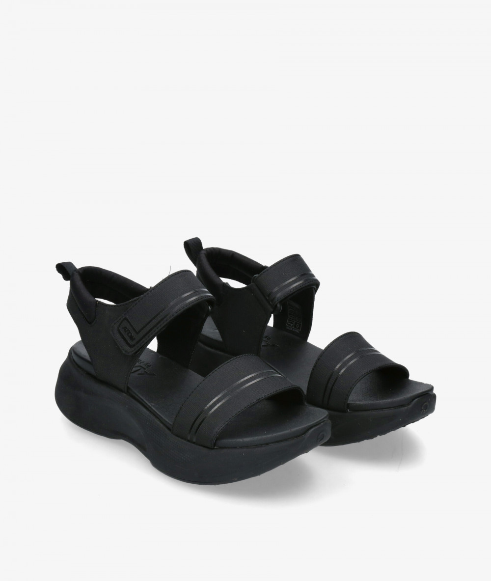 Sandalias Fluchos  AT169 en negro