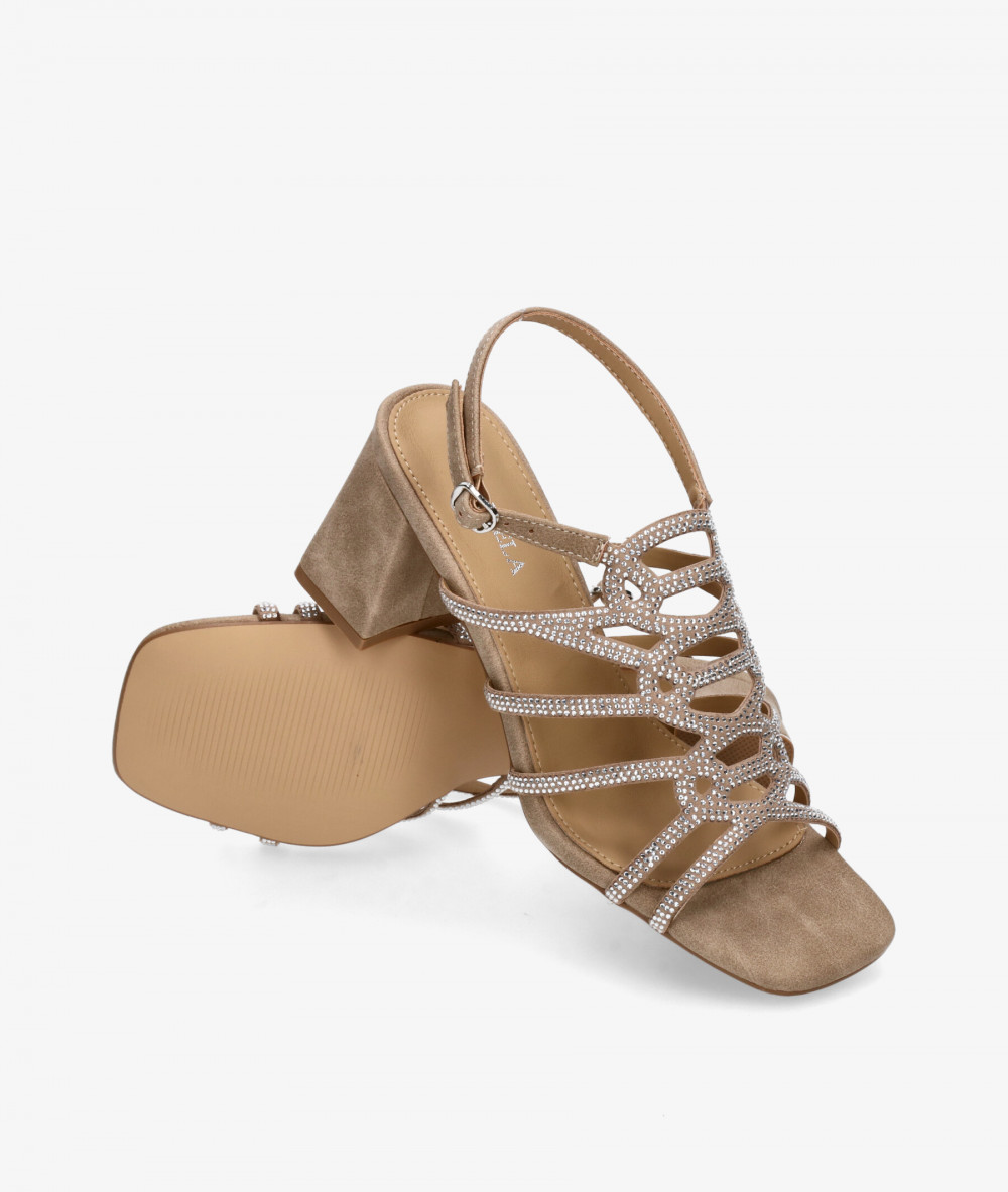 D'angela Sandals  26135 in taupe