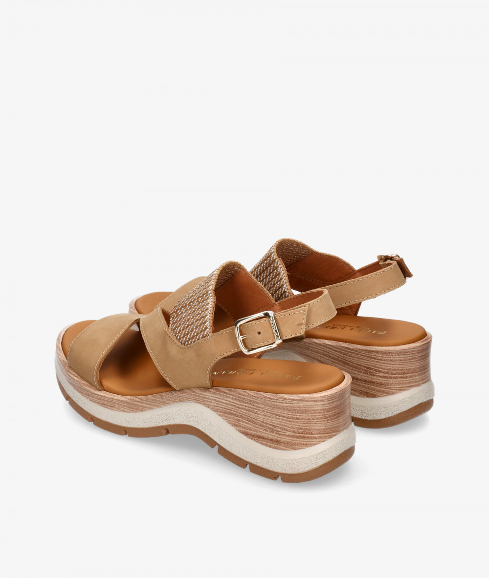 Paula Urban Sandals  27-620 in camel nubuck