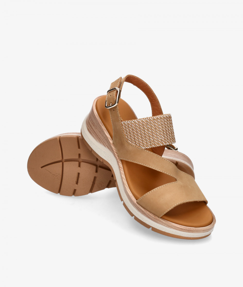 Paula Urban Sandals  27-620 in camel nubuck
