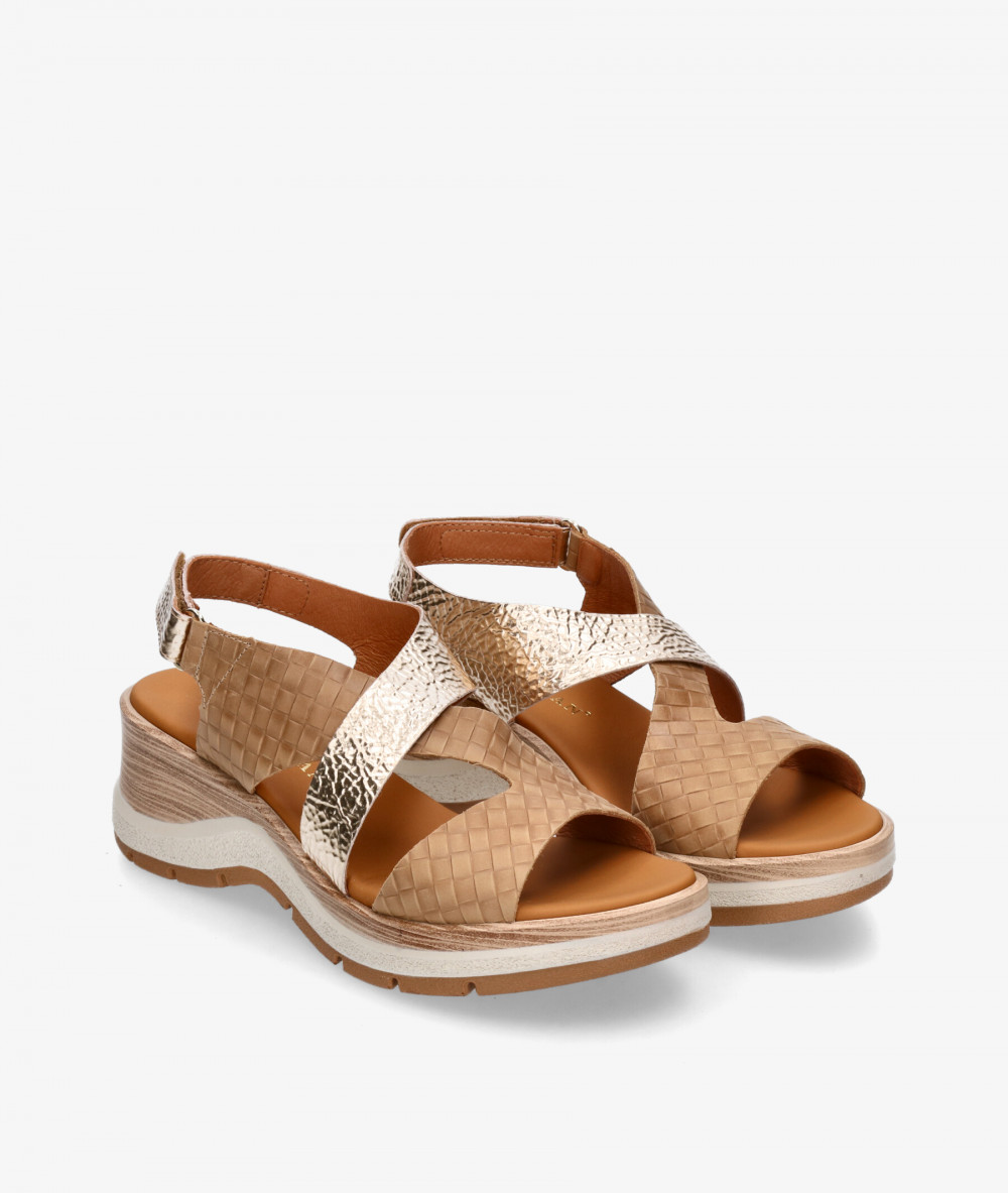 Paula Urban Sandals  27-671 in camel nubuck