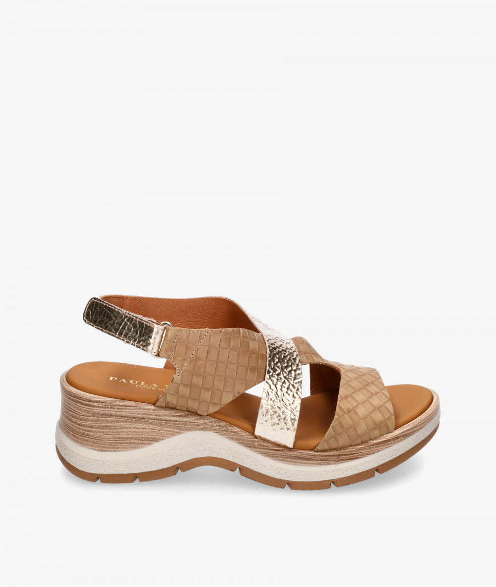 Paula Urban Sandals  27-671 in camel nubuck