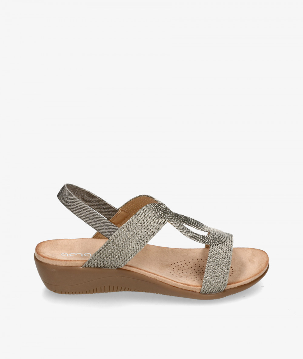 Amarpies Sandals  26621 in lead-coloured