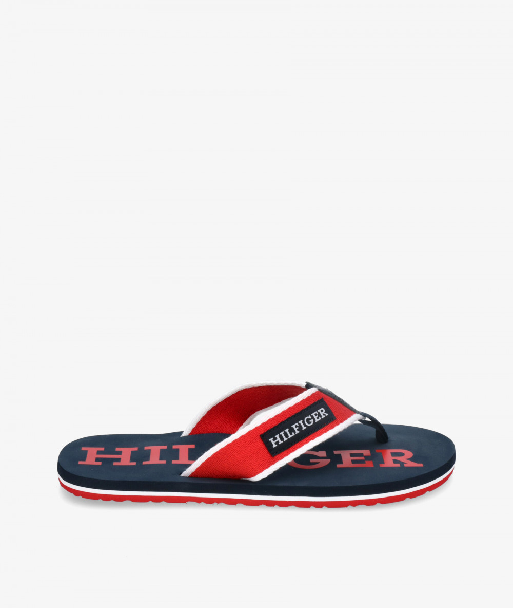 Tommy Hilfiger Sandals  PATCH HILFIGER BEACH SANDAL in navy blue