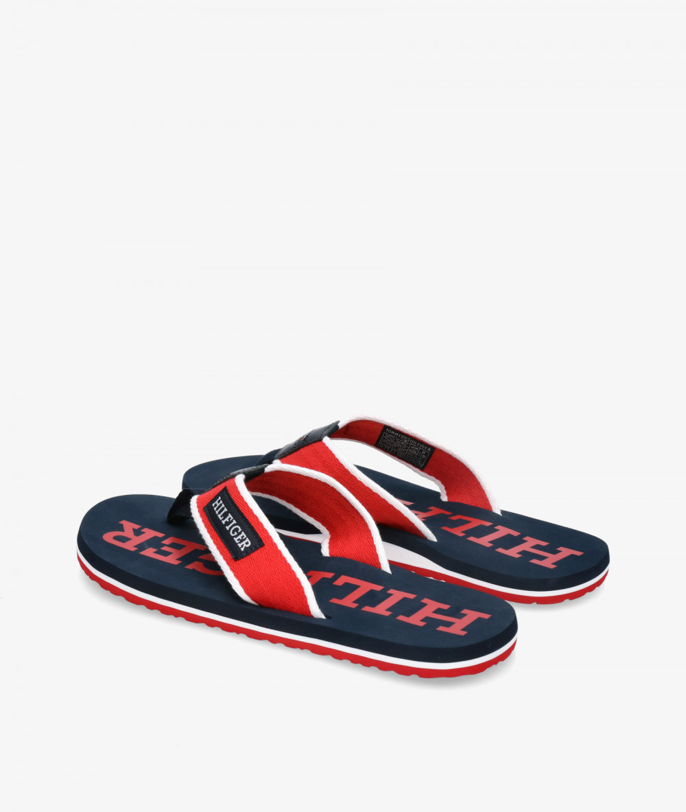 Tommy Hilfiger Sandals  PATCH HILFIGER BEACH SANDAL in navy blue