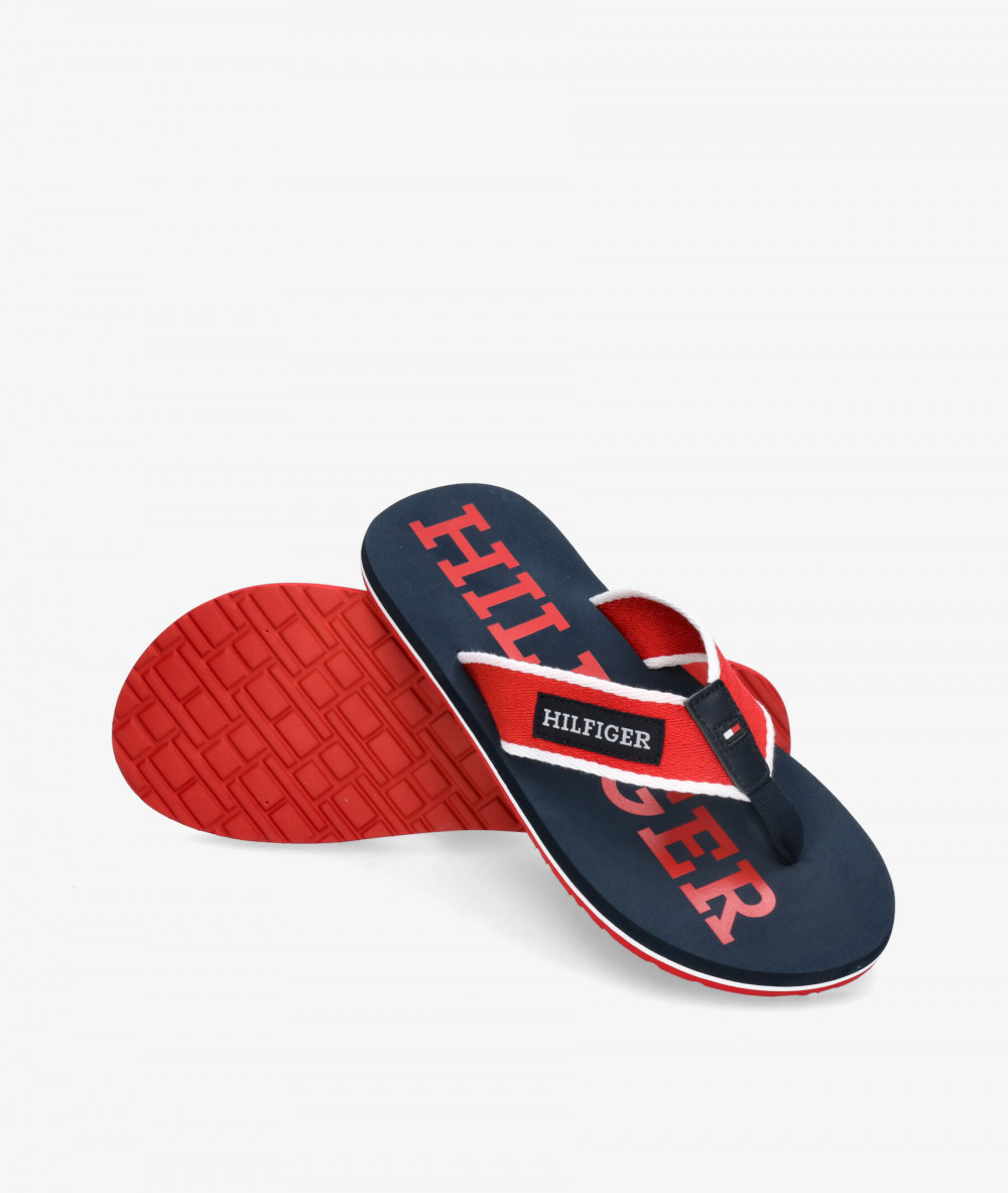 Tommy Hilfiger Sandals  PATCH HILFIGER BEACH SANDAL in navy blue