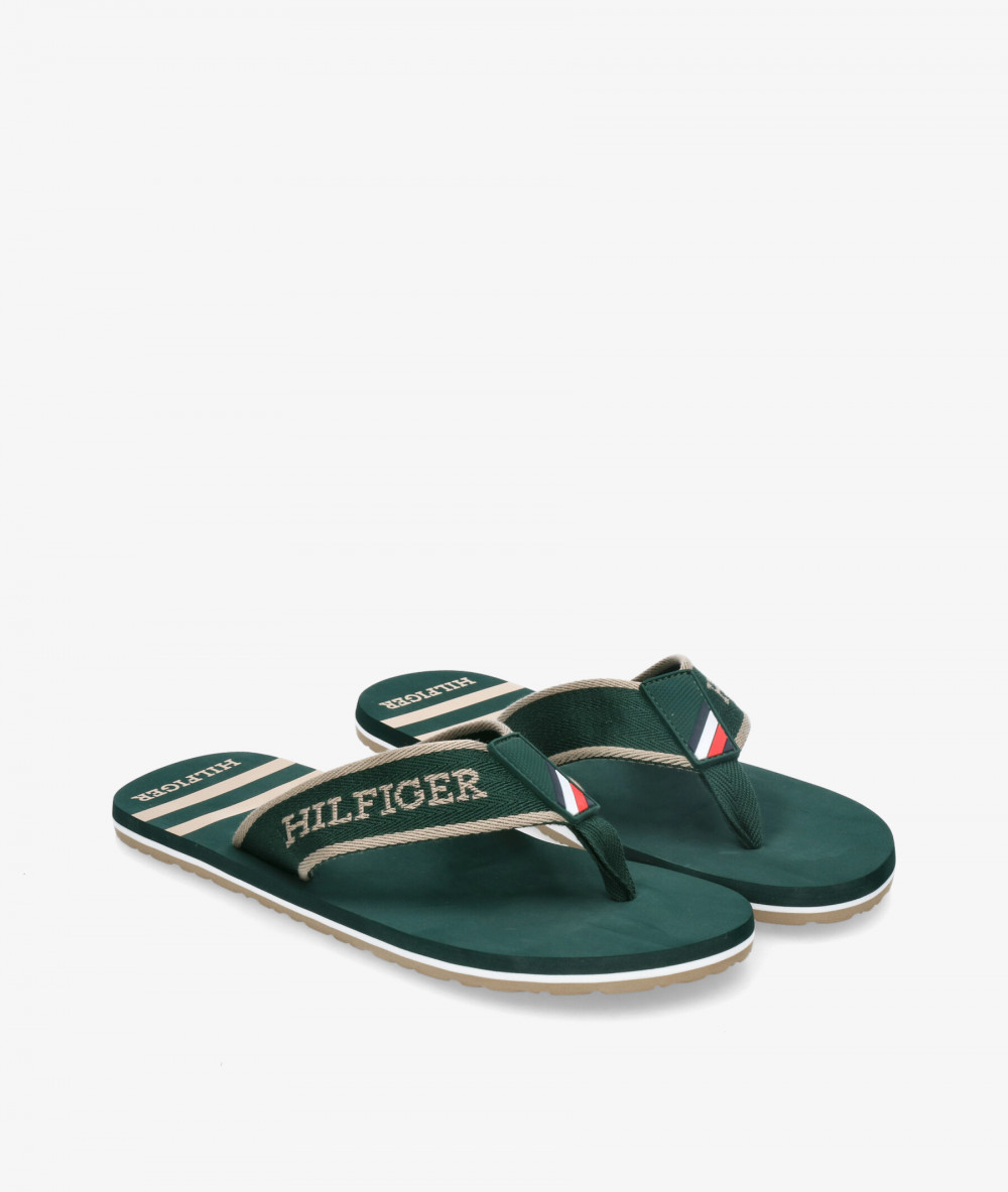 Tommy Hilfiger Sandals  SPORTY HILFIGER BEACH SANDAL in green