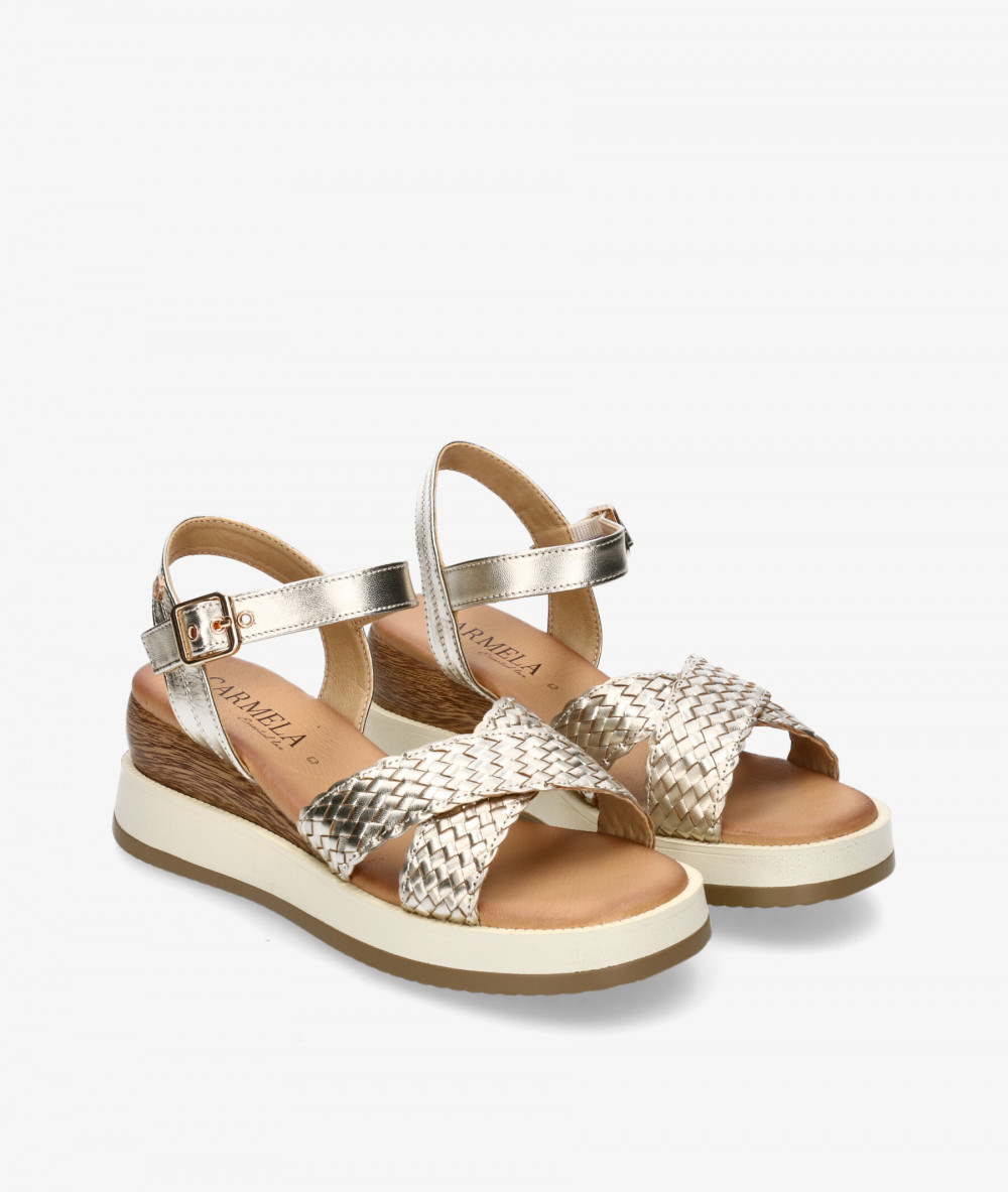 Sandalias Carmela  161391 en platino