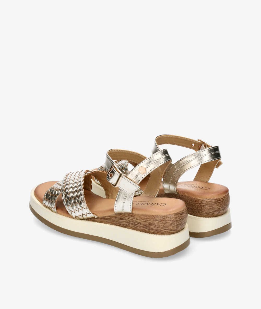 Sandalias Carmela  161391 en platino