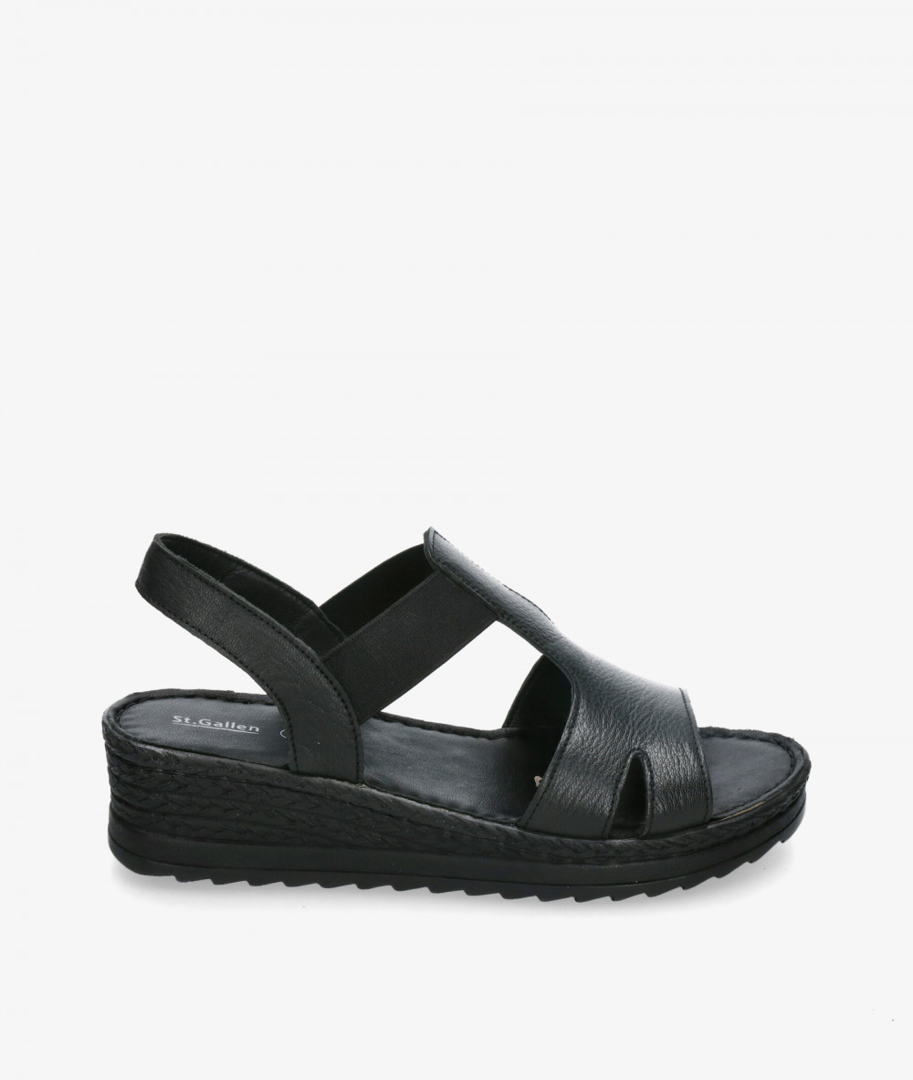Sandalias St. Gallen  CIRELLA en negro
