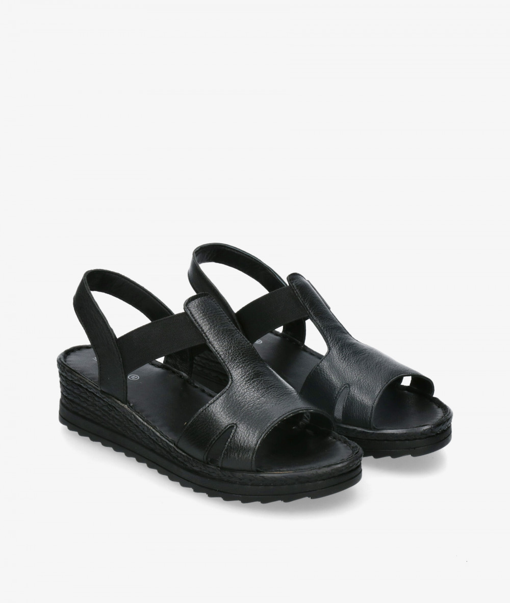 Sandalias St. Gallen  CIRELLA en negro