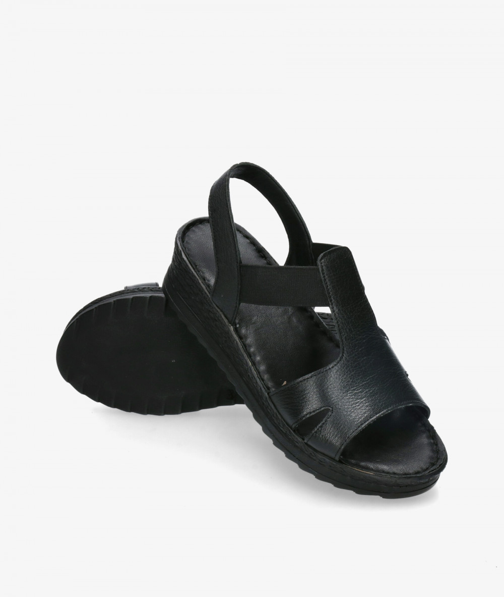 Sandalias St. Gallen  CIRELLA en negro