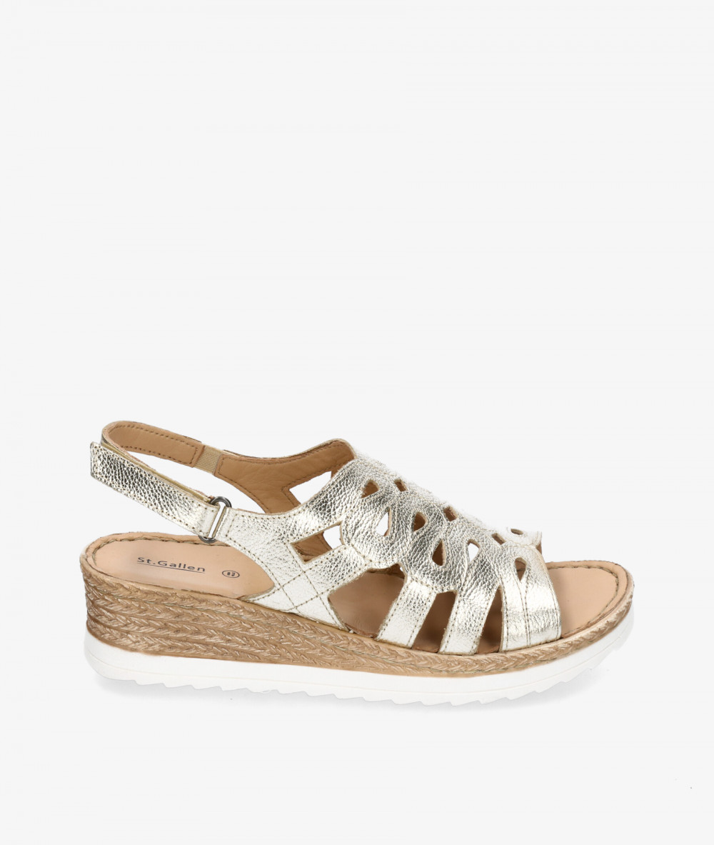 Sandalias St. Gallen  SIBARI en oro