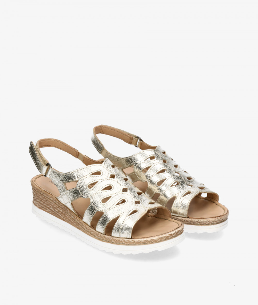 Sandalias St. Gallen  SIBARI en oro