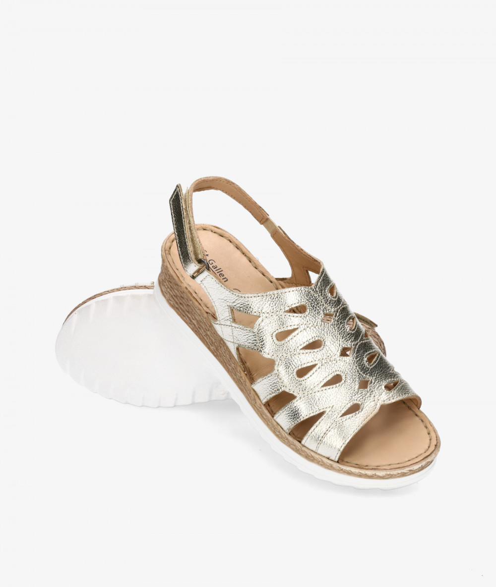 Sandalias St. Gallen  SIBARI en oro