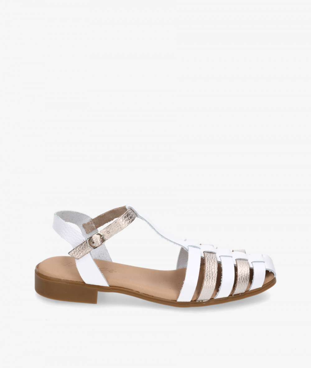 Zapatos planos pabloochoa.shoes 117435 en blanco