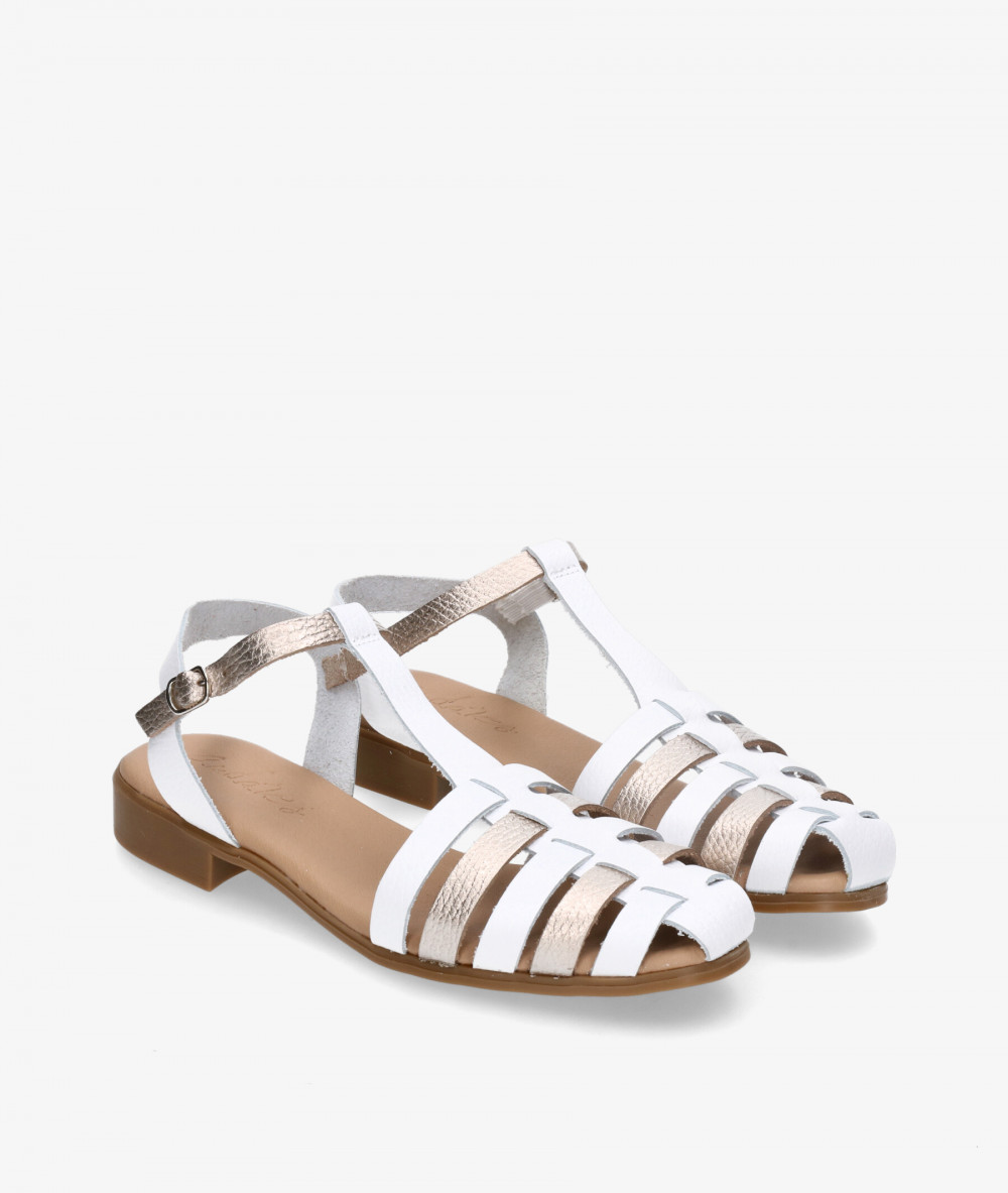 Zapatos planos pabloochoa.shoes 117435 en blanco