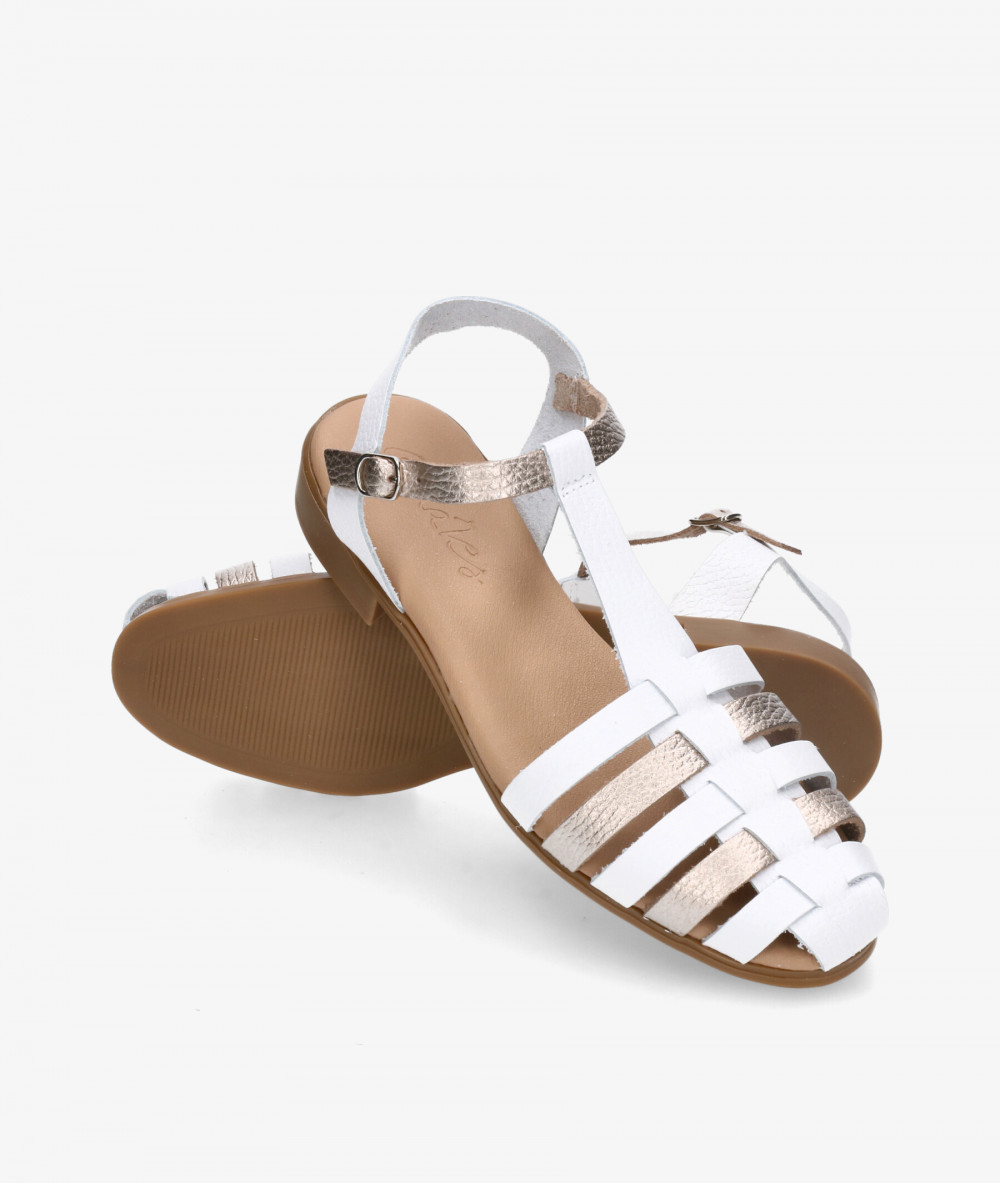 Zapatos planos pabloochoa.shoes 117435 en blanco