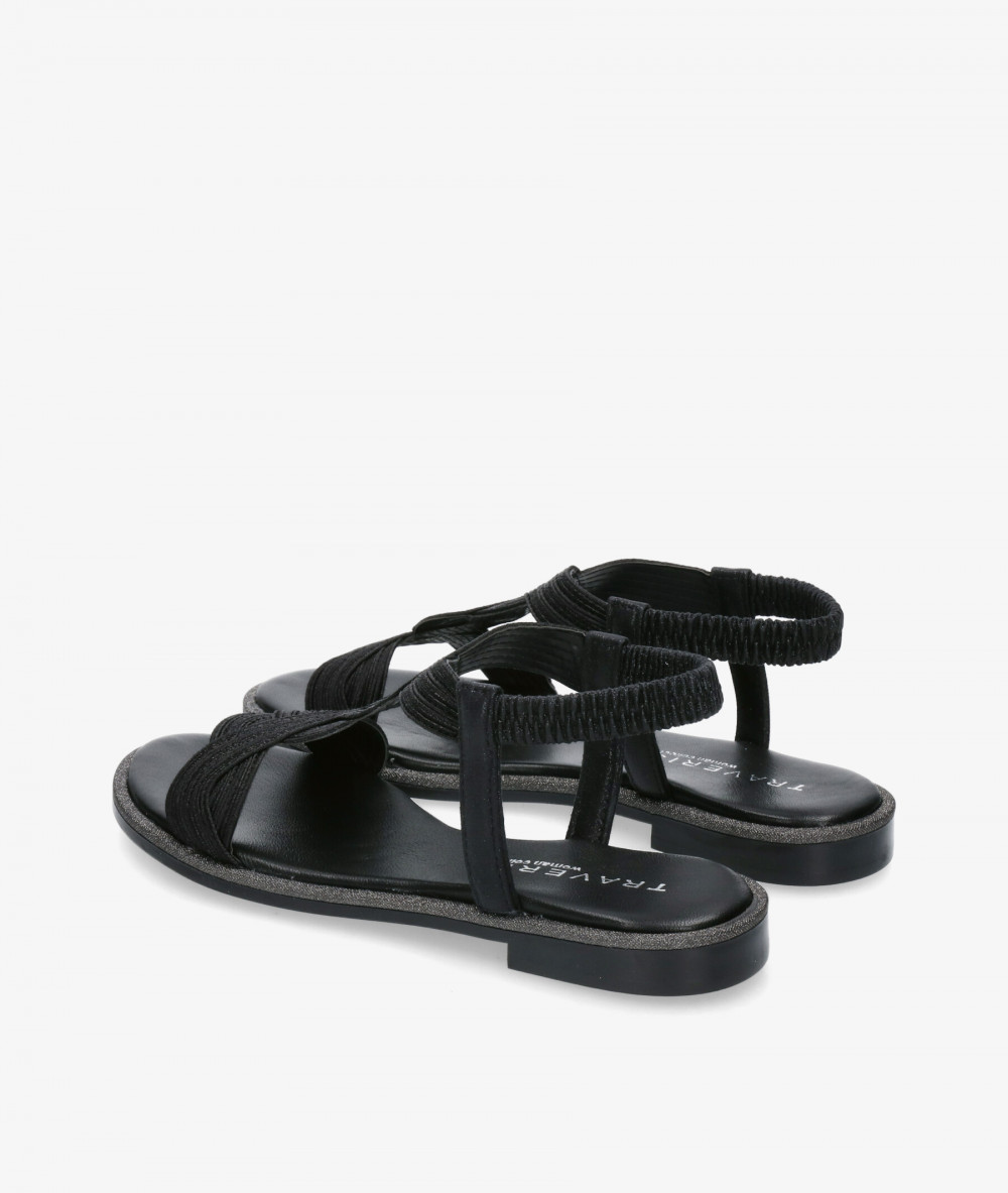Traveris Sandals  1616223 in black