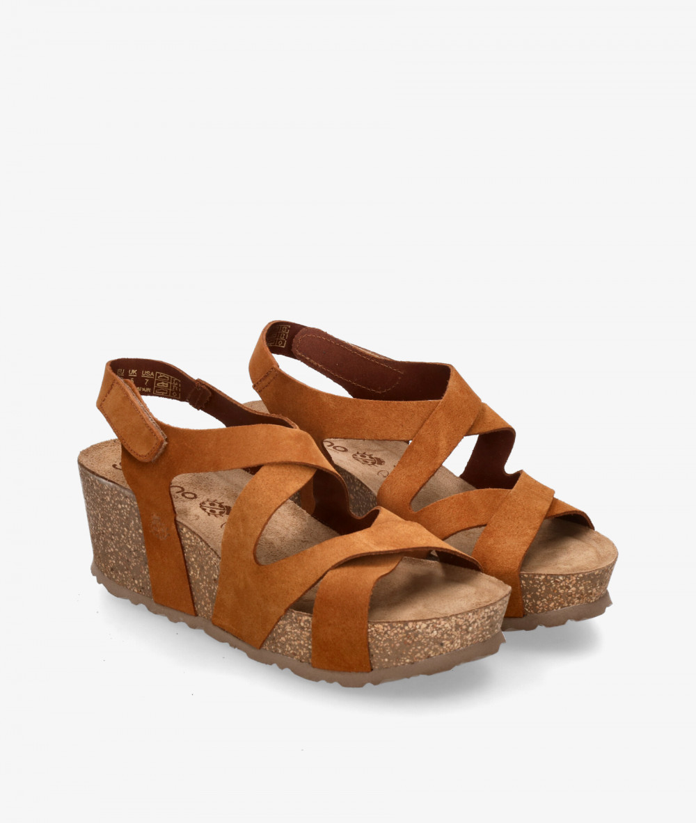 Sandalias Yokono  BARI 303 en serraje cuero