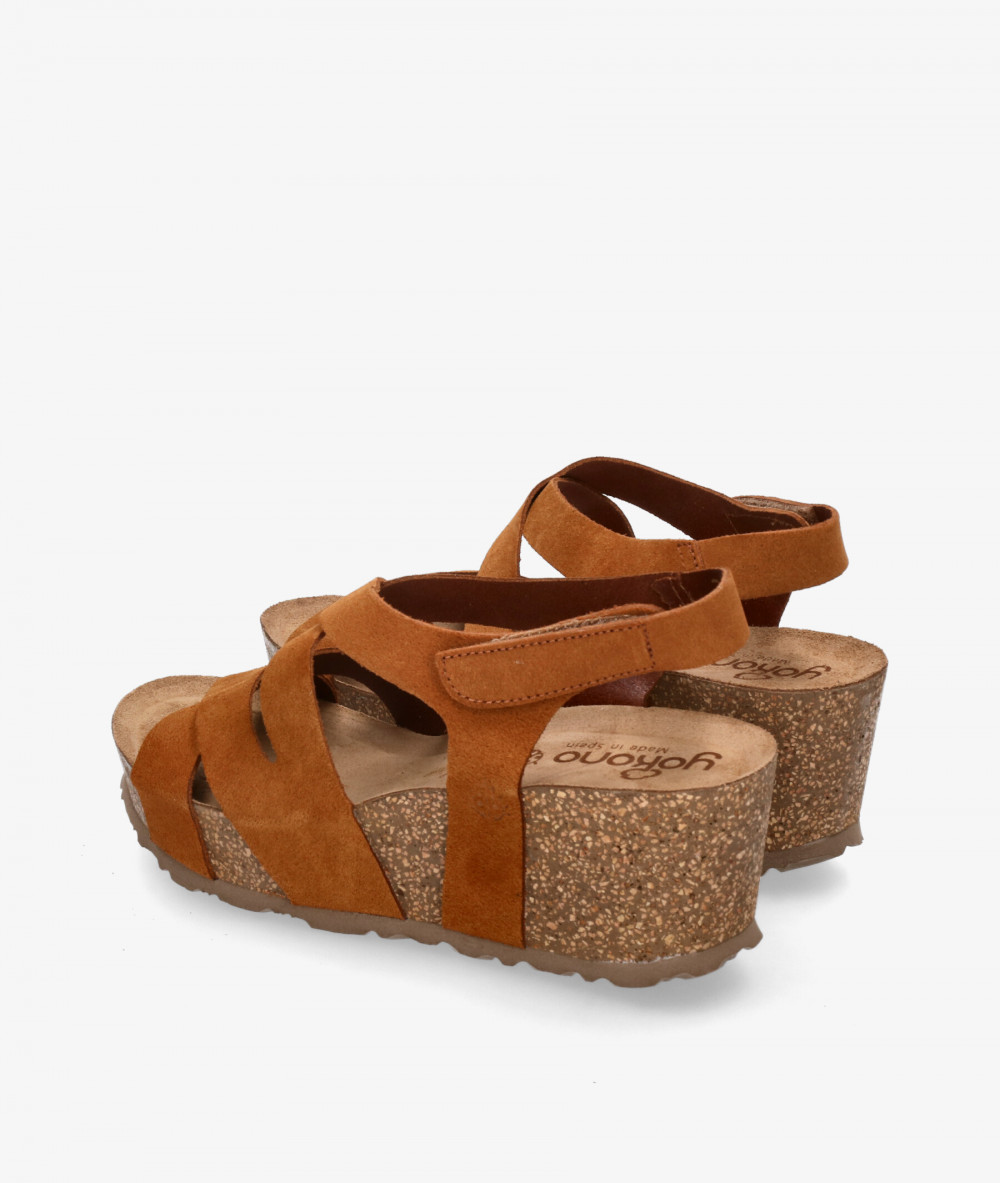 Sandalias Yokono  BARI 303 en serraje cuero