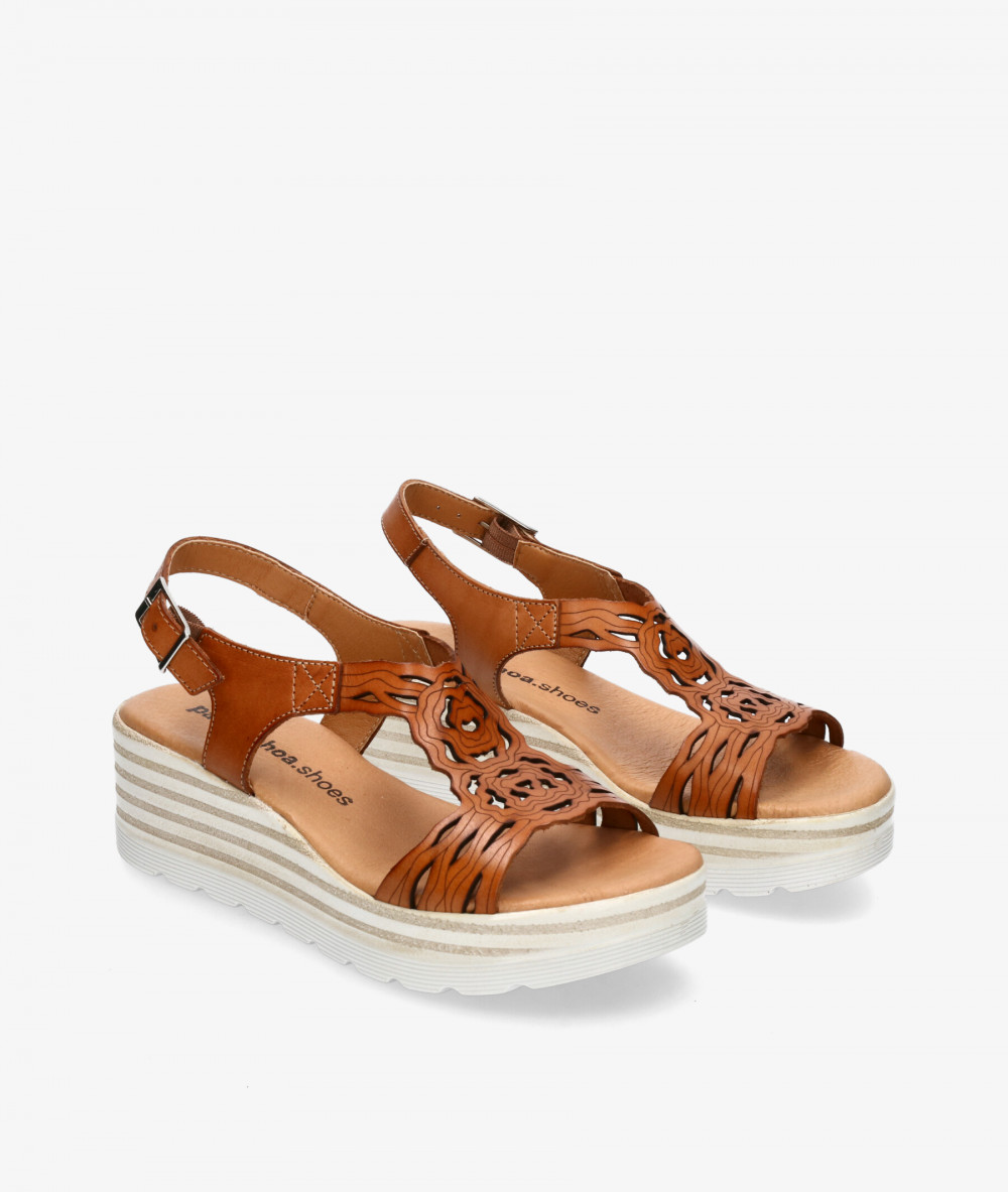 Sandalias pabloochoa.shoes  9062 en cuero