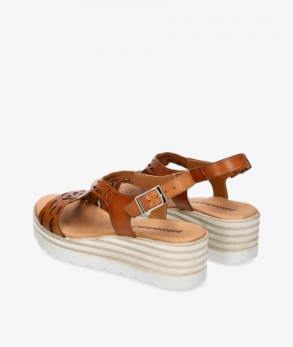 Sandalias pabloochoa.shoes  9062 en cuero
