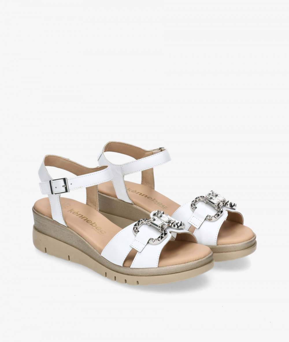 Kénnebec Sandals  842 in white