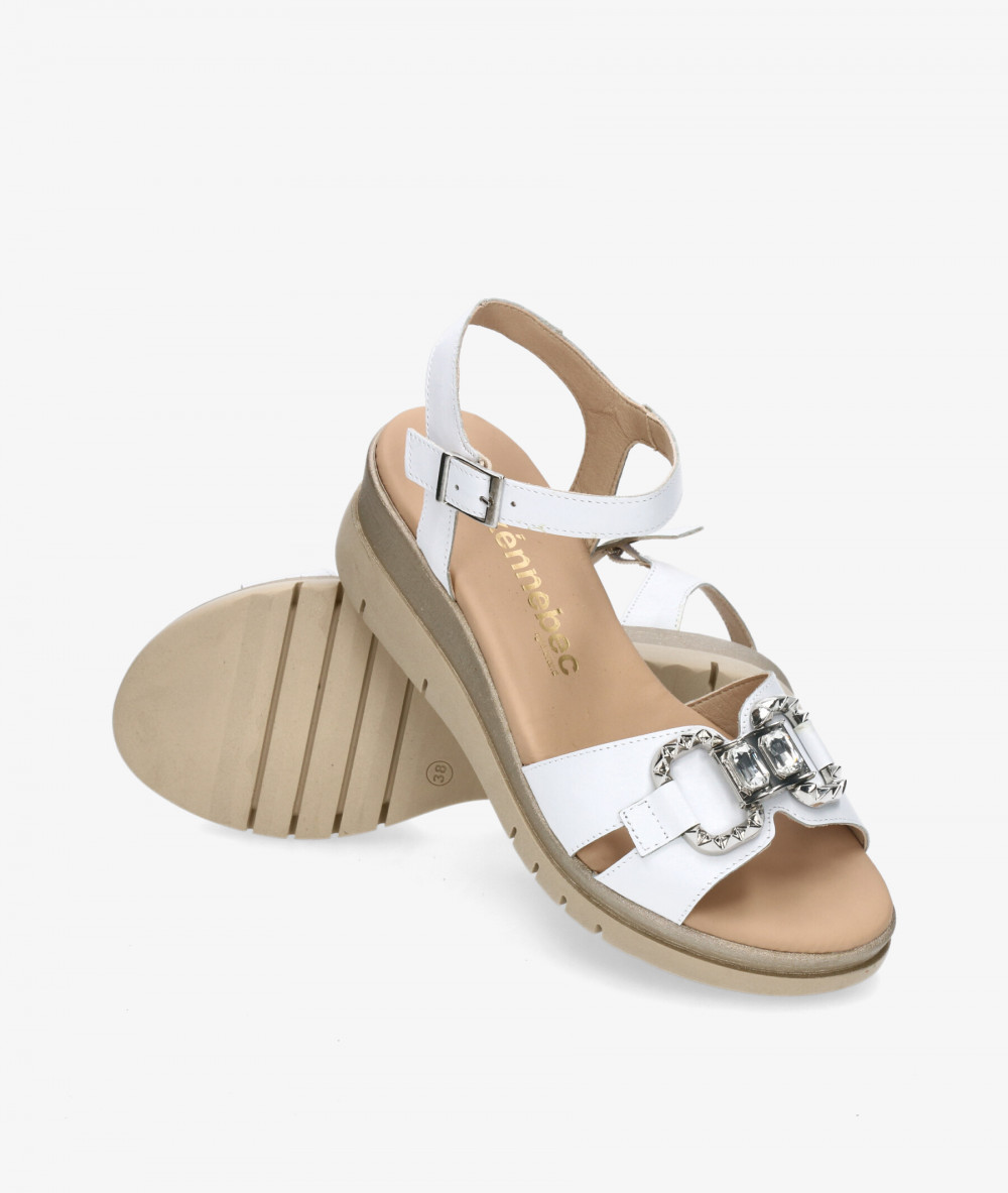 Kénnebec Sandals  842 in white