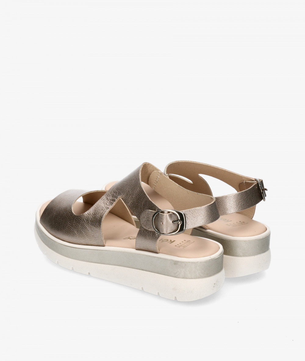 Kénnebec Sandals  450 in taupe metallic
