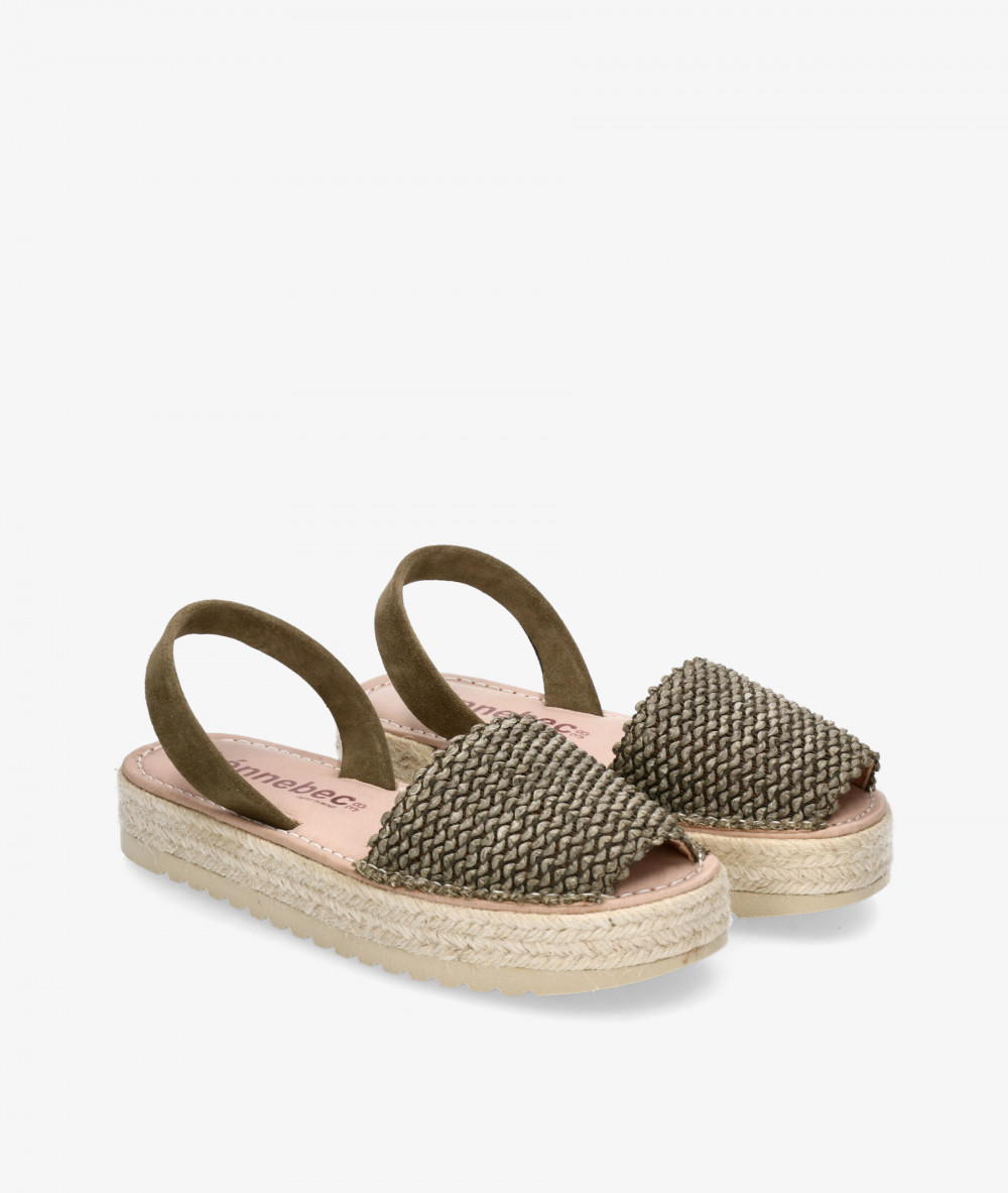 Kénnebec Sandals  IRENE in kaki