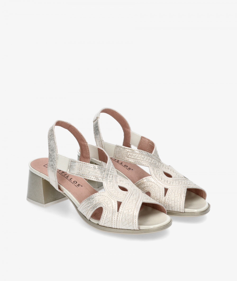 Pitillos Sandals  5690 in gold