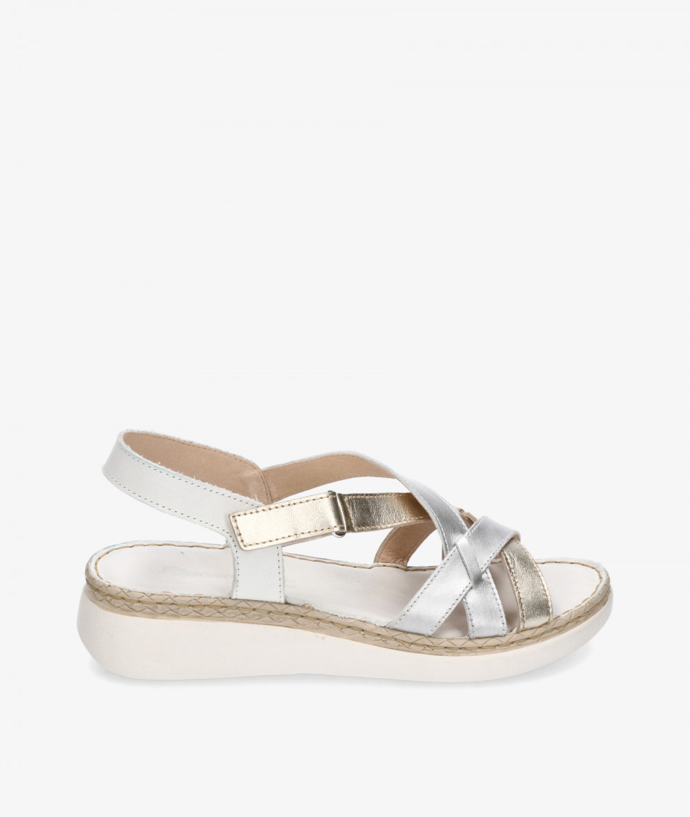 Sandalias Riposella  16264 en plata