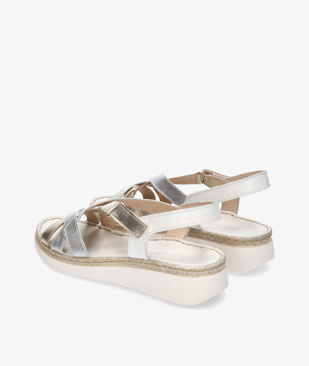 Sandalias Riposella  16264 en plata