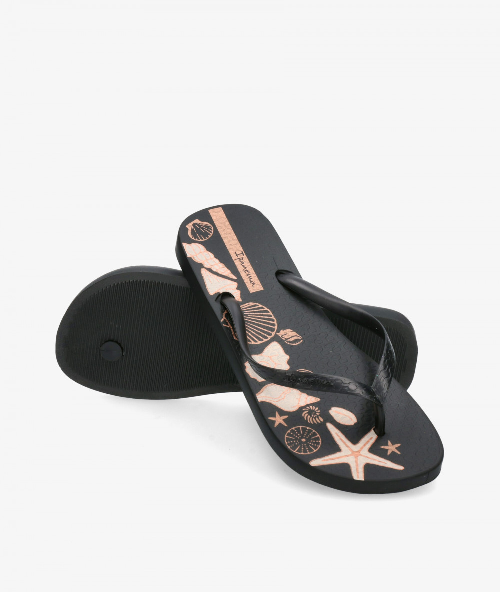 Chanclas Ipanema Pop Mujer Negras Verde Amarillo Con Chanclas