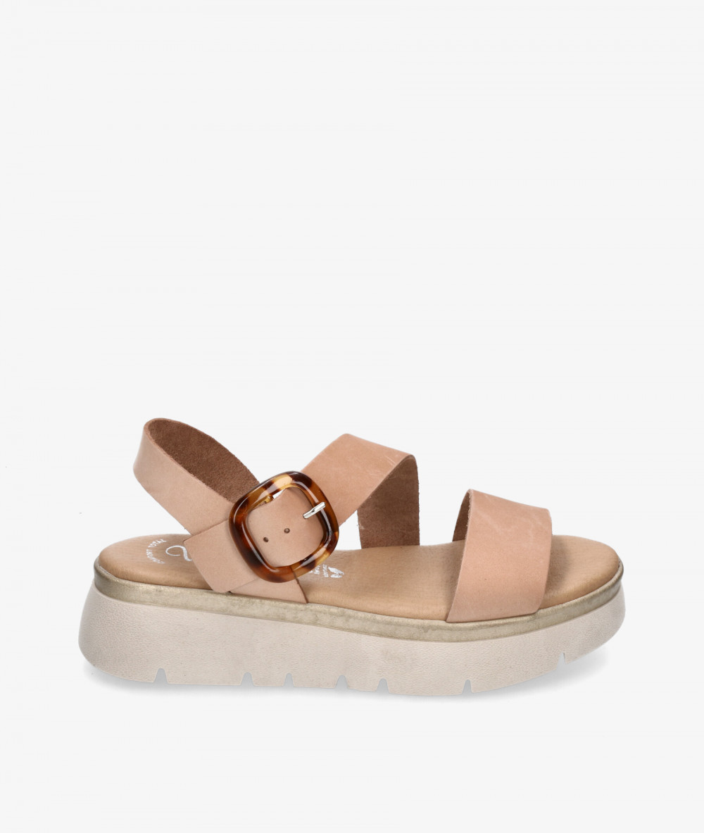 Sandalias Valeria´s  1110 en nobuck nude