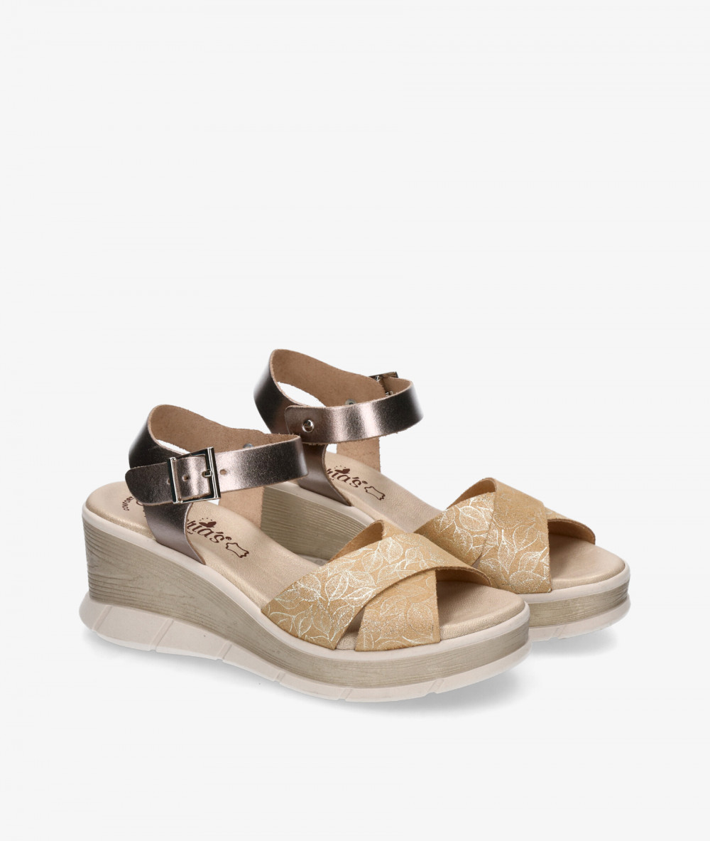 Sandalias Valeria´s  1165 en beige