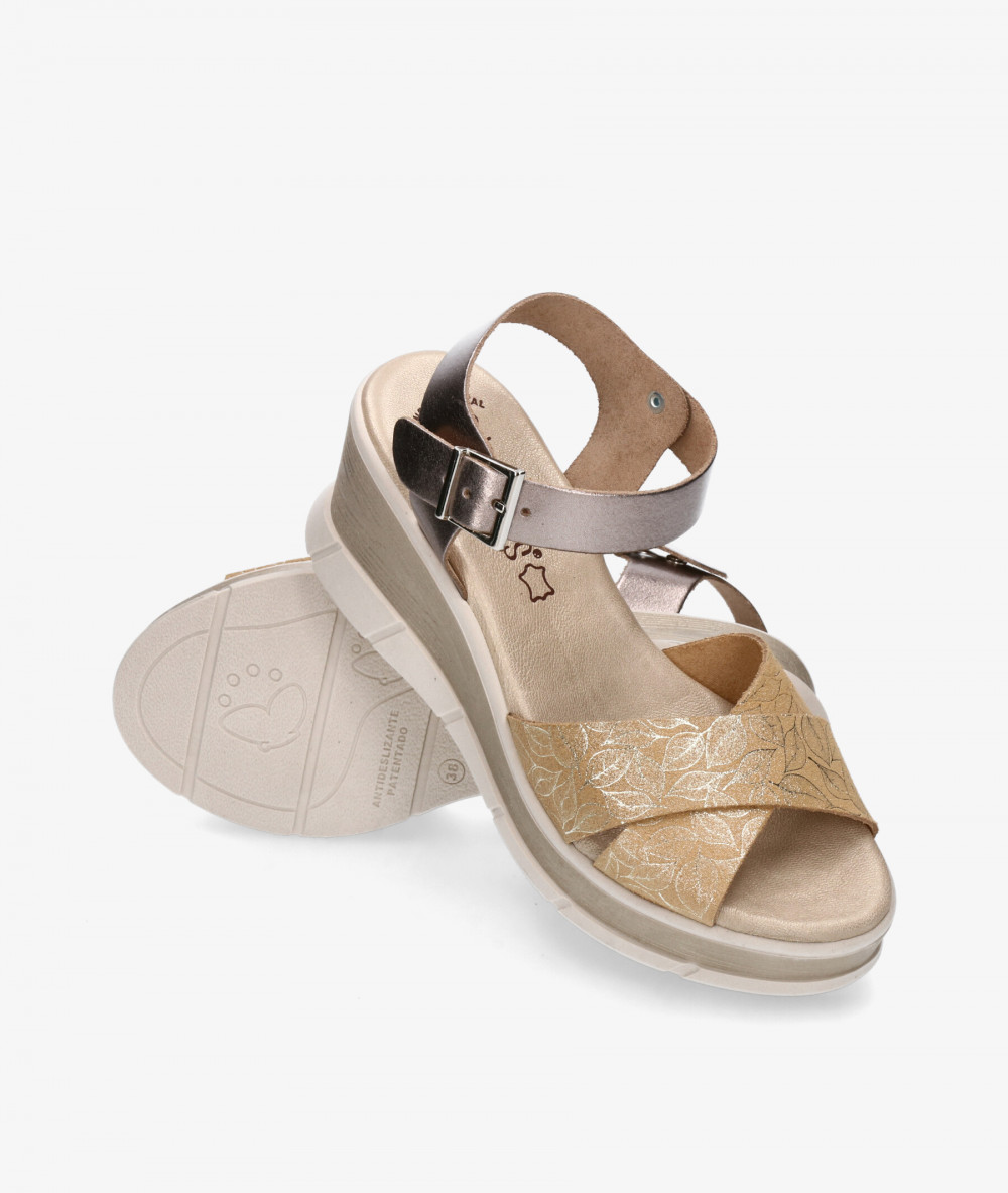 Sandalias Valeria´s  1165 en beige