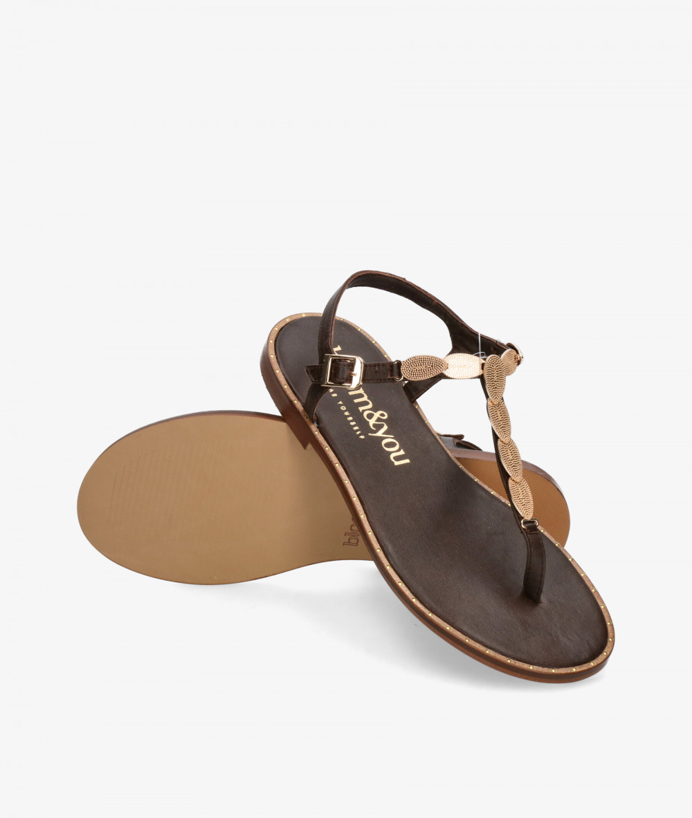 Sandalias bloom&you  ARIA en marrón