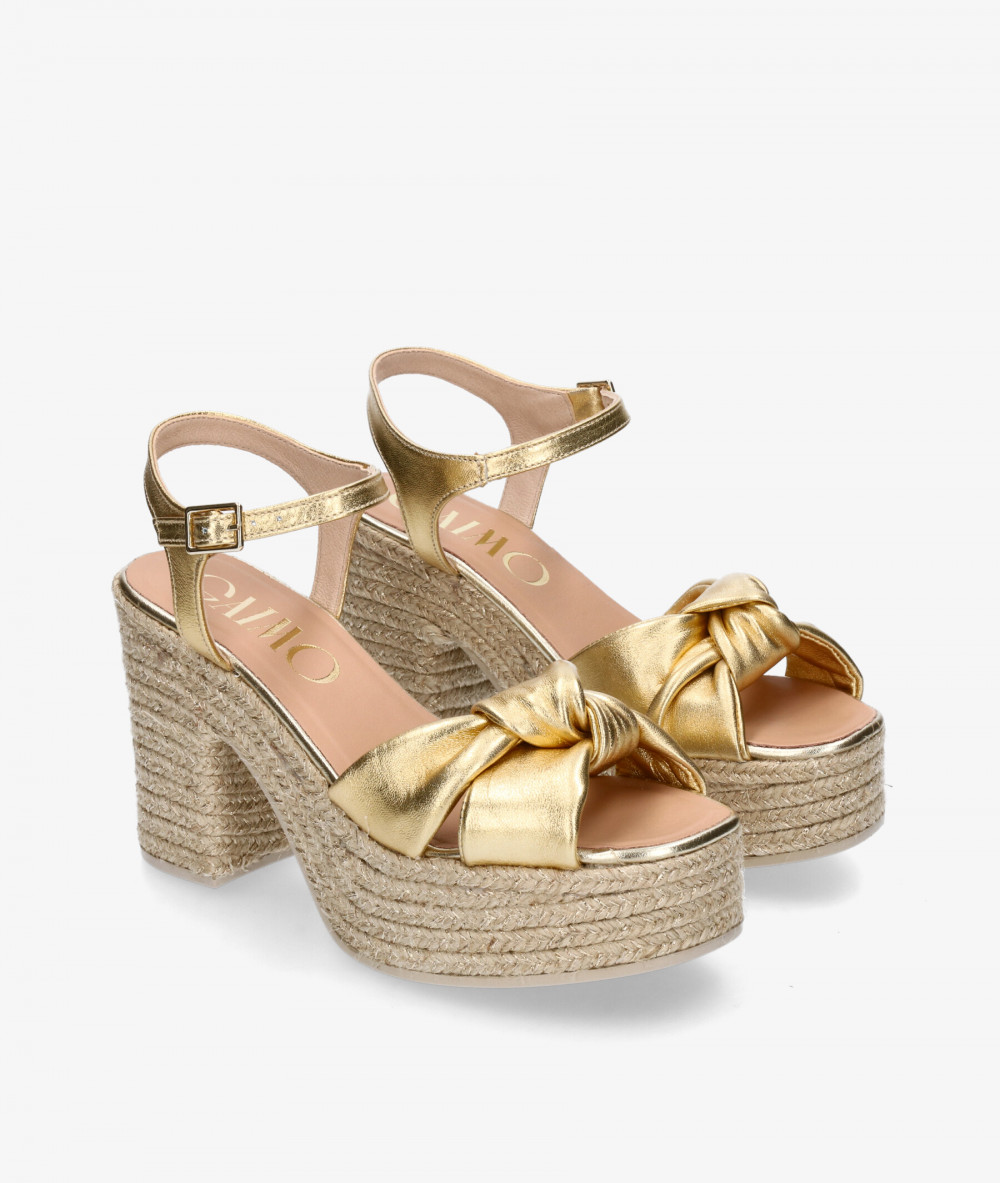 Gaimo Espadrilles  COQUE in gold