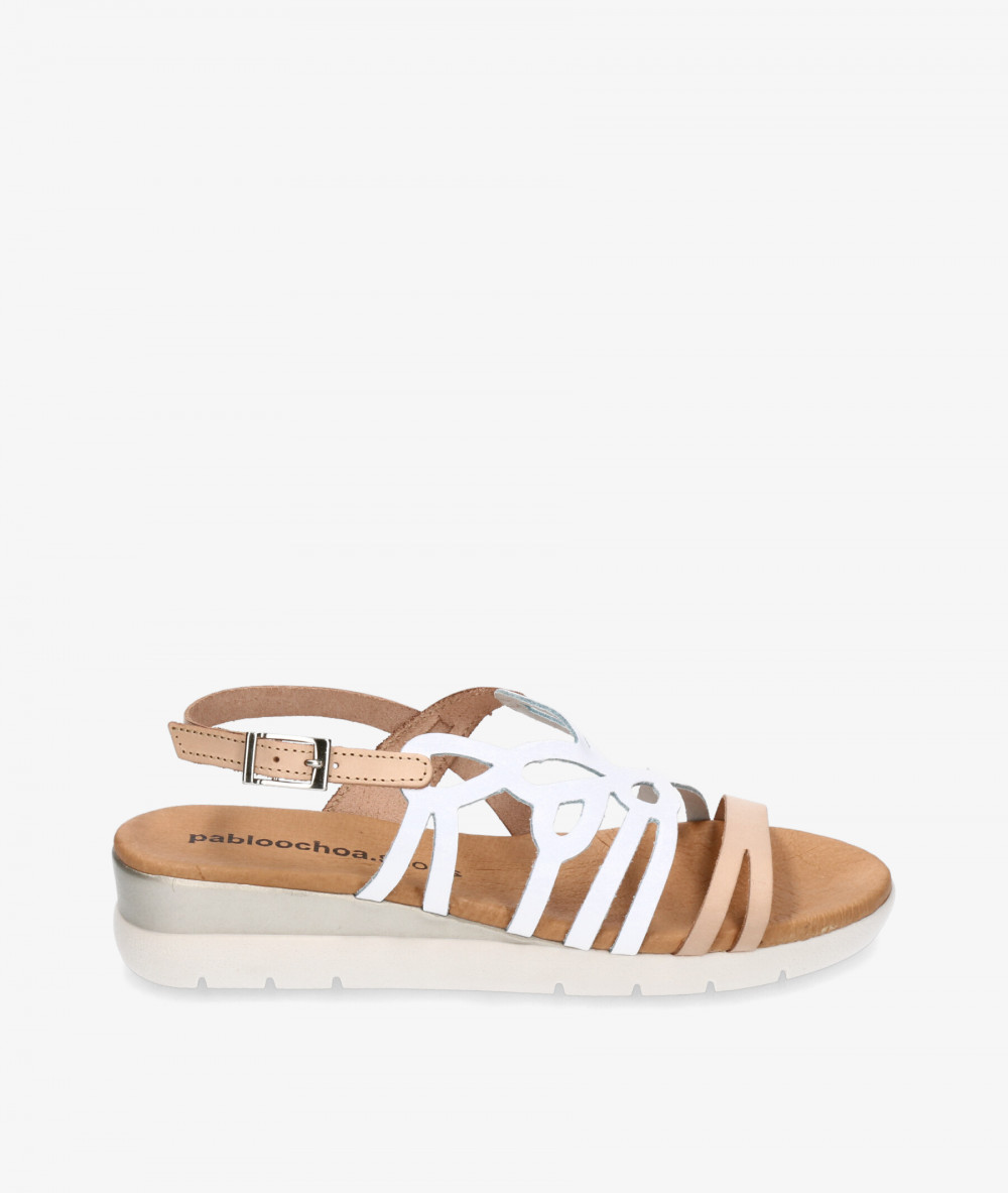Sandalias pabloochoa.shoes  692 en blanco