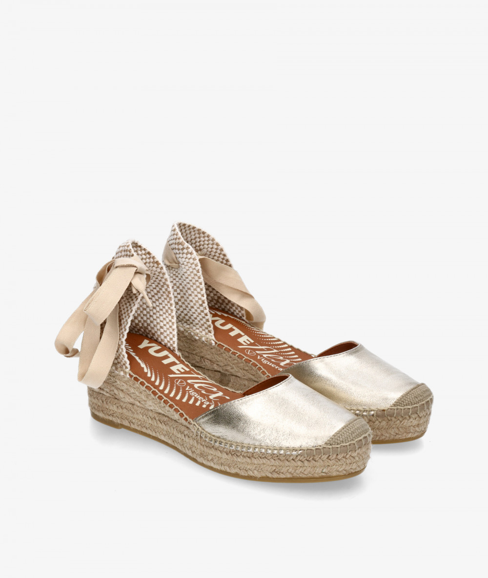 Viguera Espadrilles  2156 in platinum