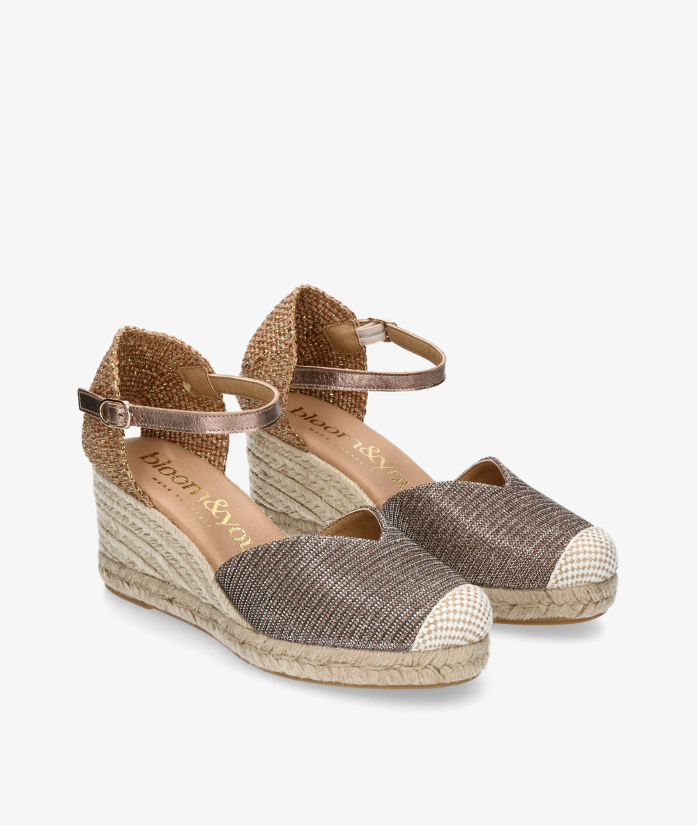 bloom&you Espadrilles  NEW PETUNIA in bronze